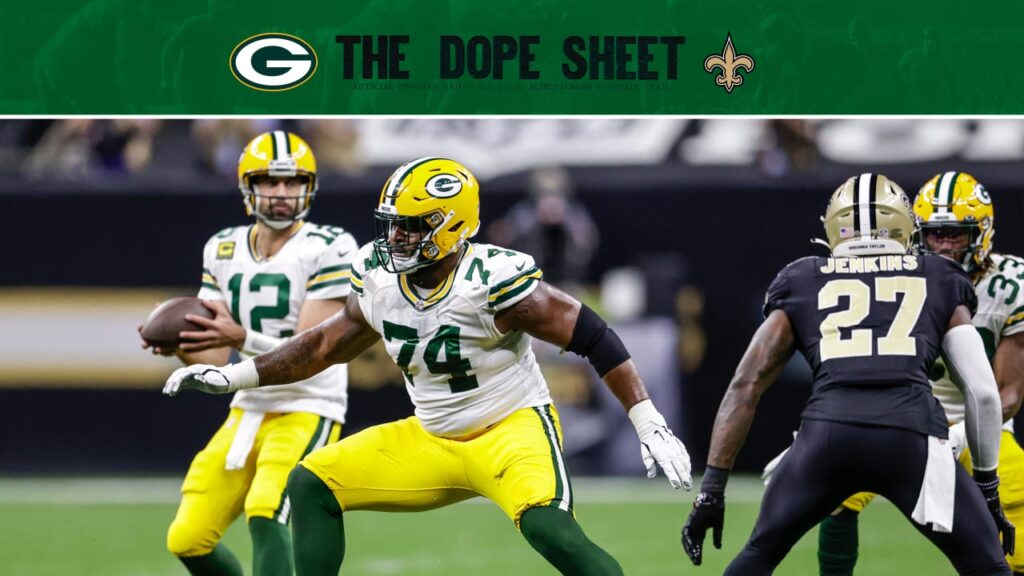 Dope Sheet: Packers-Saints open season in...