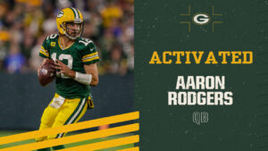 Packers activate QB Aaron Rodgers off...