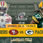 Packers-49ers playoff matchup will be Saturday...