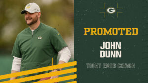 Packers promote John Dunn to tight ends coach