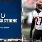 Colts Sign CB Tony Brown